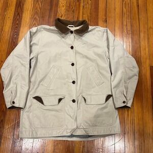 1990s L.L.Bean Canvas Lined Chore Jacket size XL